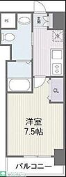 サムティタワーズ愛宕 1Kの間取図画像