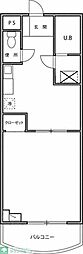 イング大宮 1DKの間取図画像