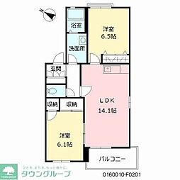 コートヴェール南片江I F棟 2階