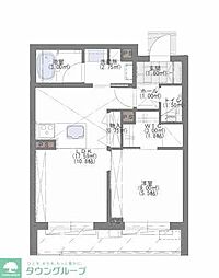 Grand Residence 1LDKの間取図画像