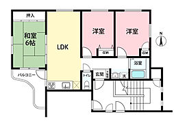 サンクレスト 3LDKの間取図画像