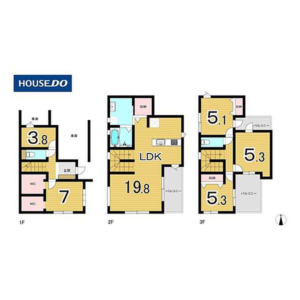 間取りを拡大表示