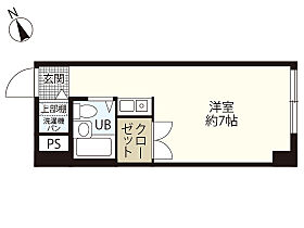 クレールコート  ｜ 広島県広島市中区本川町2丁目（賃貸マンション1R・4階・17.68㎡） その2