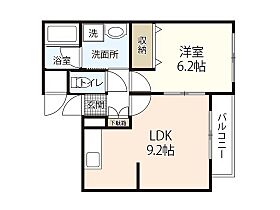 バロンズコート  ｜ 広島県広島市西区己斐上2丁目（賃貸マンション1LDK・2階・36.66㎡） その2