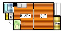 広島県広島市南区宇品御幸5丁目（賃貸マンション1DK・1階・25.60㎡） その2