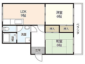 第2コーポ田上  ｜ 広島県広島市安佐南区大町東1丁目（賃貸マンション2LDK・2階・48.08㎡） その2