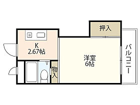 永岡ビル  ｜ 広島県広島市佐伯区五日市中央3丁目（賃貸マンション1K・2階・19.84㎡） その2