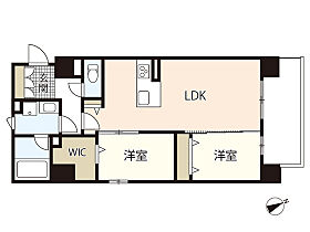 広島県広島市中区東白島町（賃貸マンション2LDK・4階・61.78㎡） その2