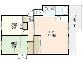 広島県広島市西区井口台1丁目（賃貸マンション2LDK・1階・58.00㎡） その1