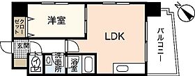 広島県広島市西区南観音町（賃貸マンション1LDK・5階・35.15㎡） その2