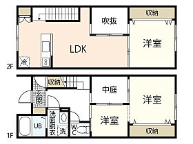 タウンコートフラワー通りIII番館  ｜ 広島県廿日市市佐方1丁目（賃貸タウンハウス2LDK・1階・69.01㎡） その2