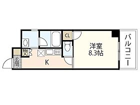 Ｇｏｌｄ　Ｃｏｕｒｔ楽々園  ｜ 広島県広島市佐伯区楽々園2丁目（賃貸マンション1K・8階・31.50㎡） その2