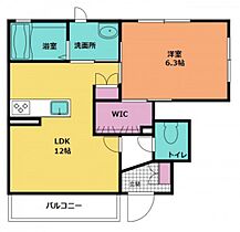 KメゾンII  ｜ 広島県広島市安佐南区長束3丁目（賃貸アパート1LDK・1階・47.15㎡） その2