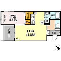 セジュールＴＯＭ  ｜ 広島県広島市西区庚午中4丁目（賃貸アパート1LDK・2階・42.38㎡） その2