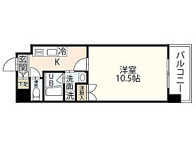 広島県広島市中区西白島町（賃貸マンション1K・6階・31.70㎡） その2