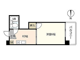 広島県広島市中区白島中町（賃貸マンション1K・3階・17.81㎡） その2