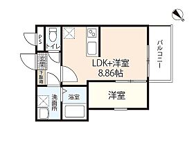 広島県広島市中区舟入幸町（賃貸アパート1LDK・3階・27.08㎡） その2