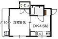 大方マンション4階3.3万円