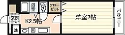リベルタ可愛 1Kの間取図画像