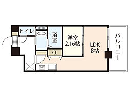Ａｘｉｓ　Ｂｌｄ 11階1LDKの間取り