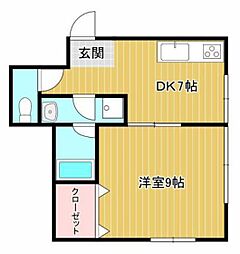 間取図画像 1DK