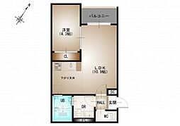 間取図画像 1LDK