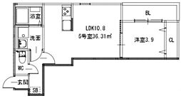 間取図画像 1LDK
