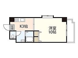 フレーバー 1Kの間取図画像