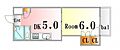 中田ビル三篠5階3.5万円
