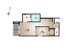 Regalest 青崎I 1LDKの間取図画像