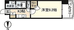シルキーレジデンス横川 1Kの間取図画像