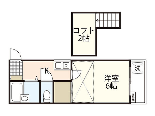 ヴィラ五日市 ｜広島県広島市佐伯区五日市2丁目(賃貸アパート1K・1階・16.69㎡)の写真 その2