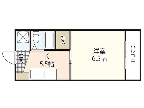 ＭＳビル 南竹屋 ｜広島県広島市中区南竹屋町(賃貸マンション1DK・5階・21.00㎡)の写真 その2