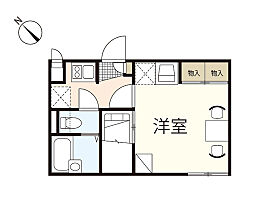 レオパレス幸  ｜ 広島県広島市西区草津本町（賃貸アパート1K・1階・19.87㎡） その2