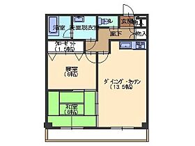 第3川崎ビル  ｜ 広島県広島市佐伯区五日市1丁目（賃貸マンション2LDK・2階・51.88㎡） その2