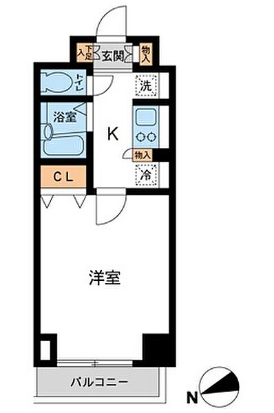 Ｃａｓｓｉａ Ｋａｗａｓａｋｉ Residence 708｜神奈川県川崎市川崎区砂子2丁目(賃貸マンション1K・7階・26.77㎡)の写真 その2