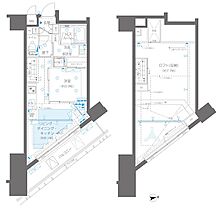 ZOOM新宿御苑前 1504 ｜ 東京都新宿区新宿1丁目26-11（賃貸マンション1LDK・15階・30.67㎡） その2