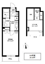 シャルム白金  ｜ 東京都港区白金3丁目7-8（賃貸マンション1K・1階・25.13㎡） その2