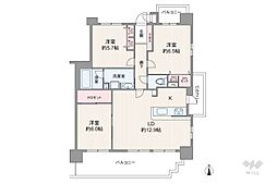 間取図画像 3LDK