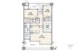 間取図画像 3SLDK