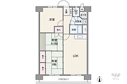 間取図画像 3LDK