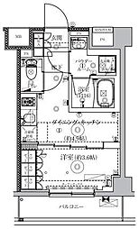 セジョリ横浜鶴見NORTH 1DKの間取図画像