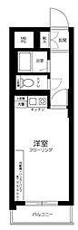 ヴェラハイツ鶴見 ワンルームの間取図画像