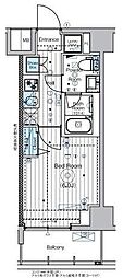 MAXIV横浜吉野町TRE 1Kの間取図画像