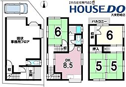 2階3階リノベーション後渡し大東市北条4丁目（昭和62年築）
