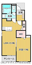 福岡県八女市吉田2004-1（賃貸アパート1LDK・1階・50.14㎡） その2