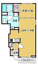 福岡県八女市蒲原54-1（賃貸アパート1LDK・1階・37.13㎡） その2