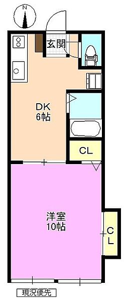 サンハイツ平林 ｜長野県長野市平林 2丁目(賃貸マンション1DK・3階・36.43㎡)の写真 その2