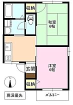 北条ライブタウンF棟  ｜ 長野県長野市大字高田北条（賃貸アパート2K・2階・34.80㎡） その2