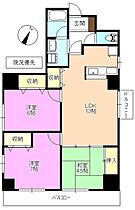 センターウイング  ｜ 長野県長野市大字栗田（賃貸マンション3LDK・5階・74.54㎡） その2